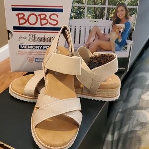 Bob's from Sketchers, memory foam Sandies